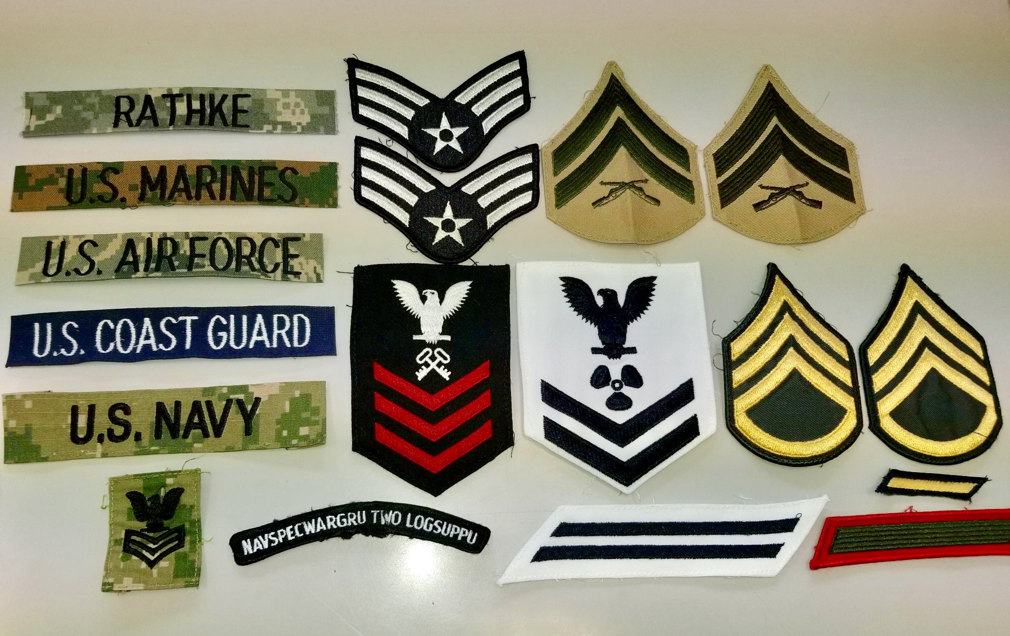 Military Tags and Patching
